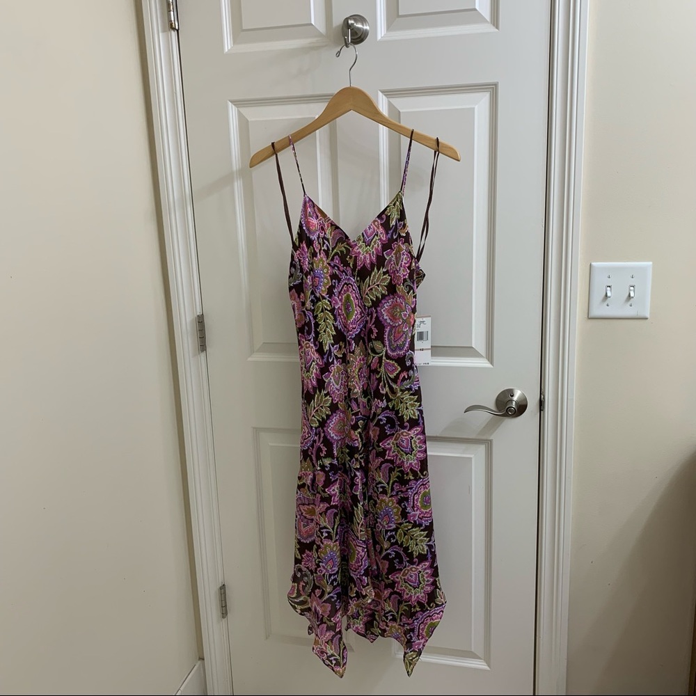 ❤️FINAL PRICE DROP❤️ NWT Jones New York 100% Silk Asymmetrical Waist Dress